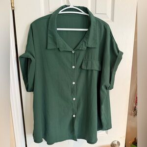 Cropped button up top